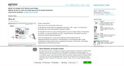 Desktop Screenshot of agitator.com